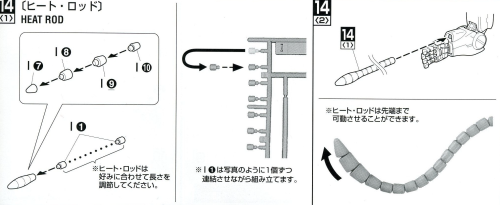 グフの説明書「工程１４」